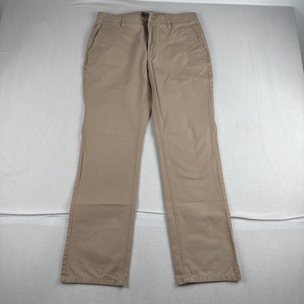 Slate and Stone Beige Mens Khaki Chino Pants fits 32*31 preppy cotton